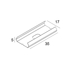 FTL35 - FIXATION SET / CORNER 180° Delta Light ILP