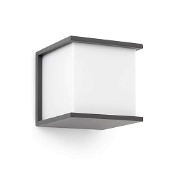 уличный настенный светильник тёмно-серый 60W