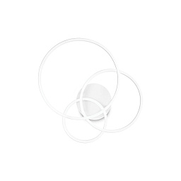 255019 Ideal Lux FRAME PL CERCHIO BIANCO 3000K потолочный светильник белый