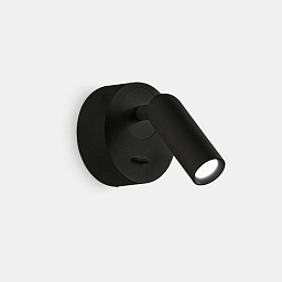 260617 Ideal Lux BEAN AP ROUND NERO настенный светильник (бра) черный