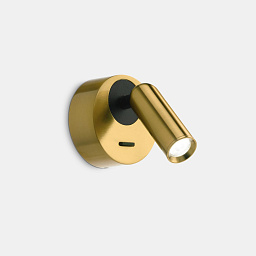 260624 Ideal Lux BEAN AP ROUND OTTONE настенный светильник (бра) латунь
